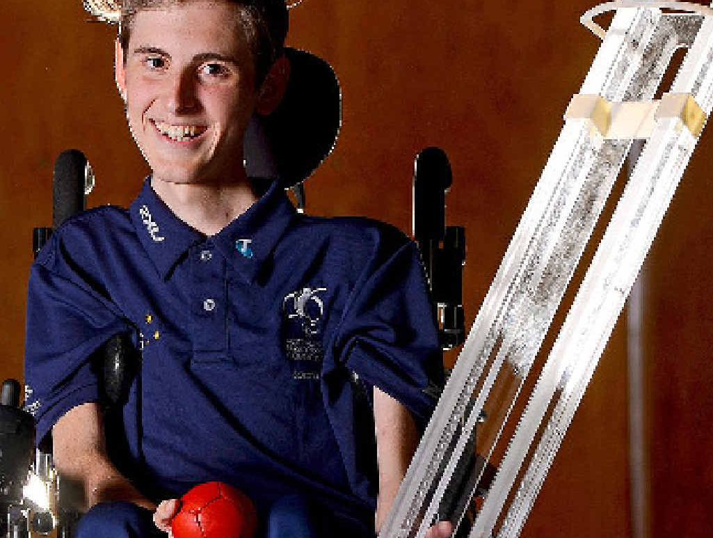 ON A ROLL: Tait Jenkins at the 2013 Australian Boccia Championships earlier this year. ON A ROLL: Tait Jenkins at the 2013 Australian Boccia Championships earlier this year.